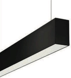 سكة بروفايل تعليق أسود عرض 5 ارتفاع 7.5 بدون شفة